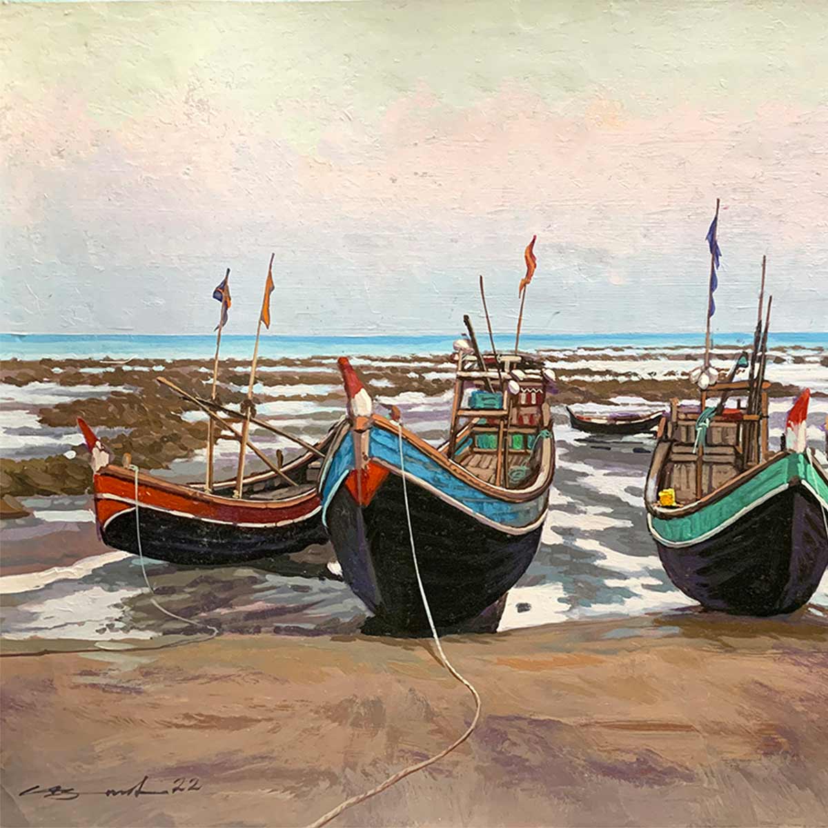 Boats In Rest, Saintmartin 9