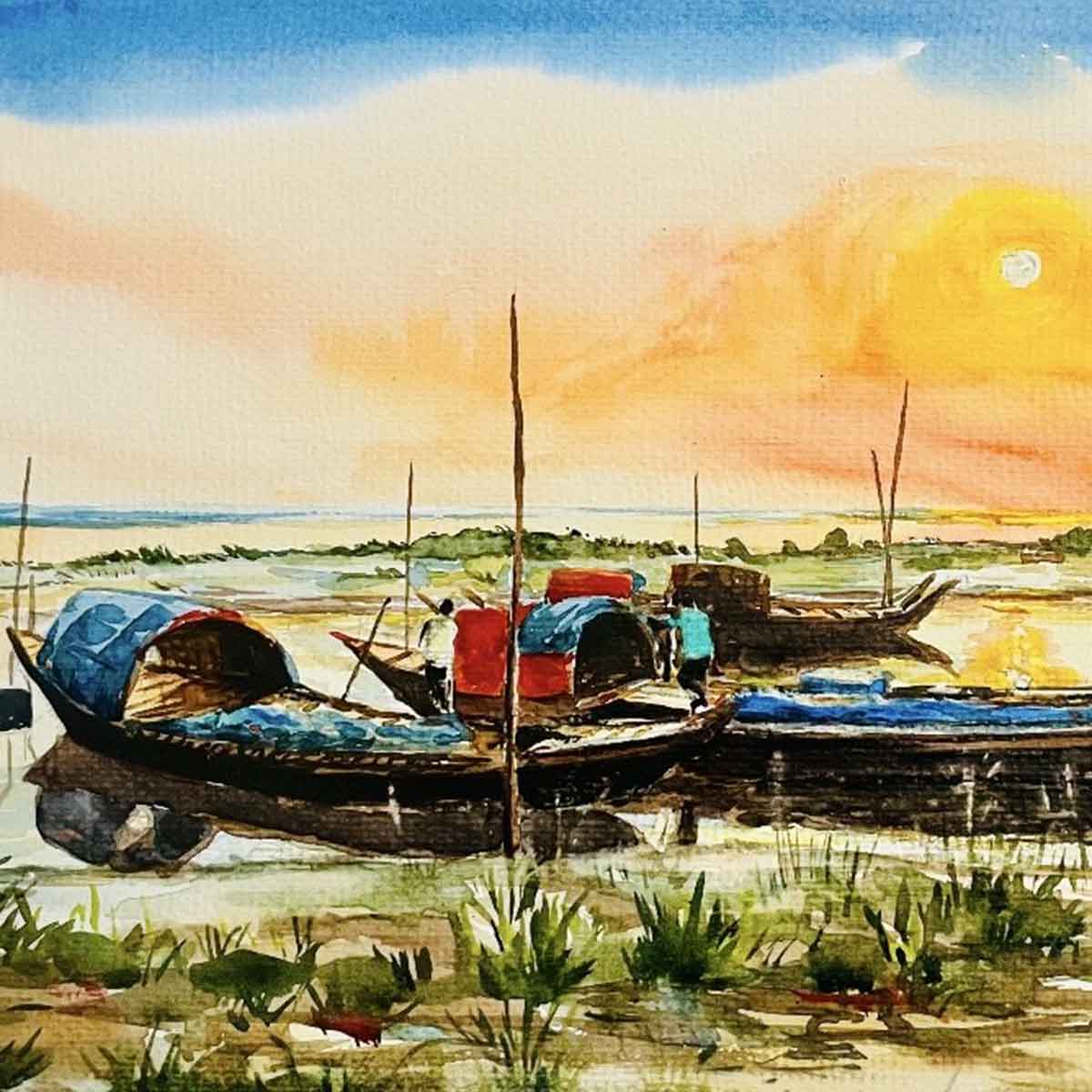 Watercolor Landscape Ii