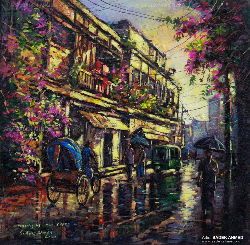 Rainy Evening At Forashgonj,Old Dhaka