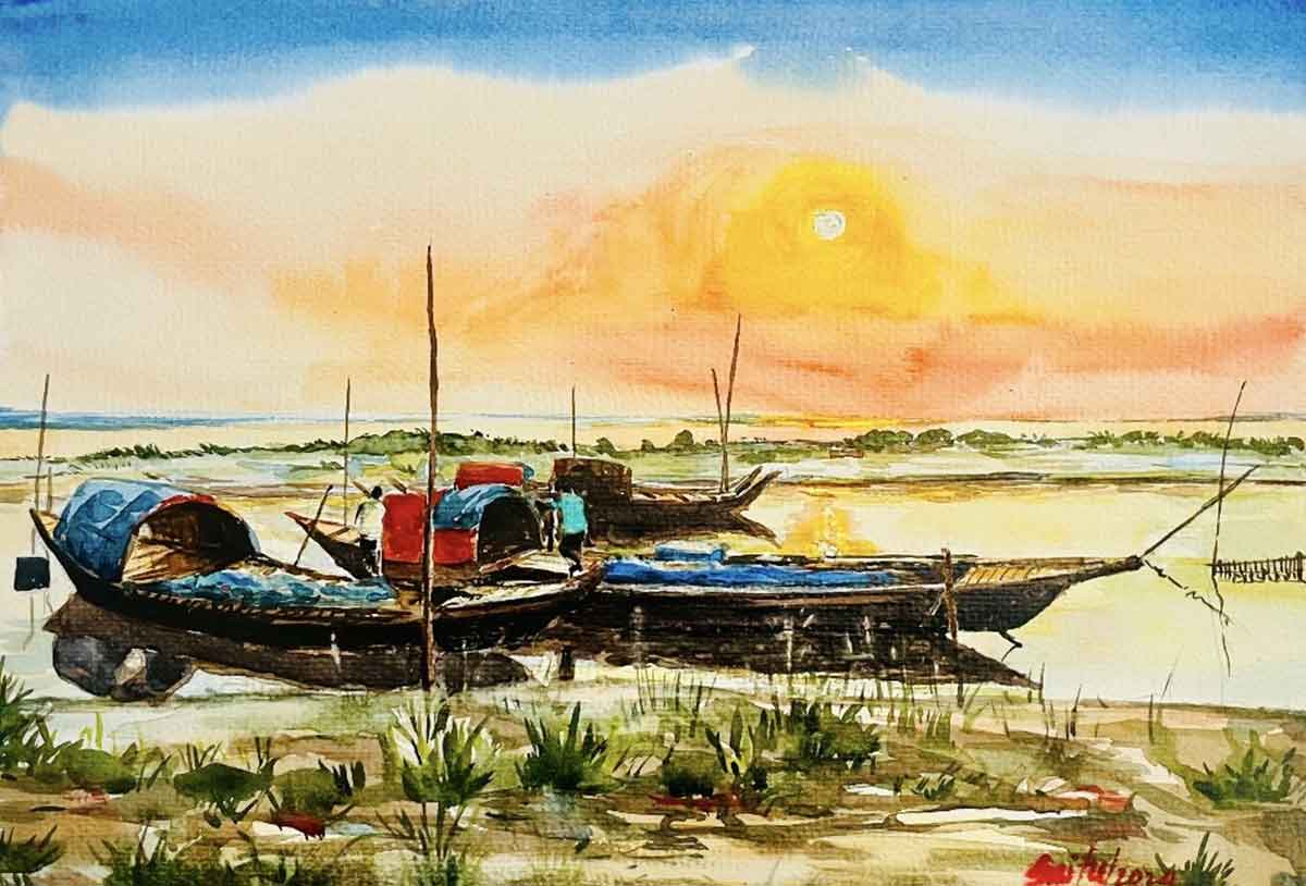 Watercolor Landscape Ii