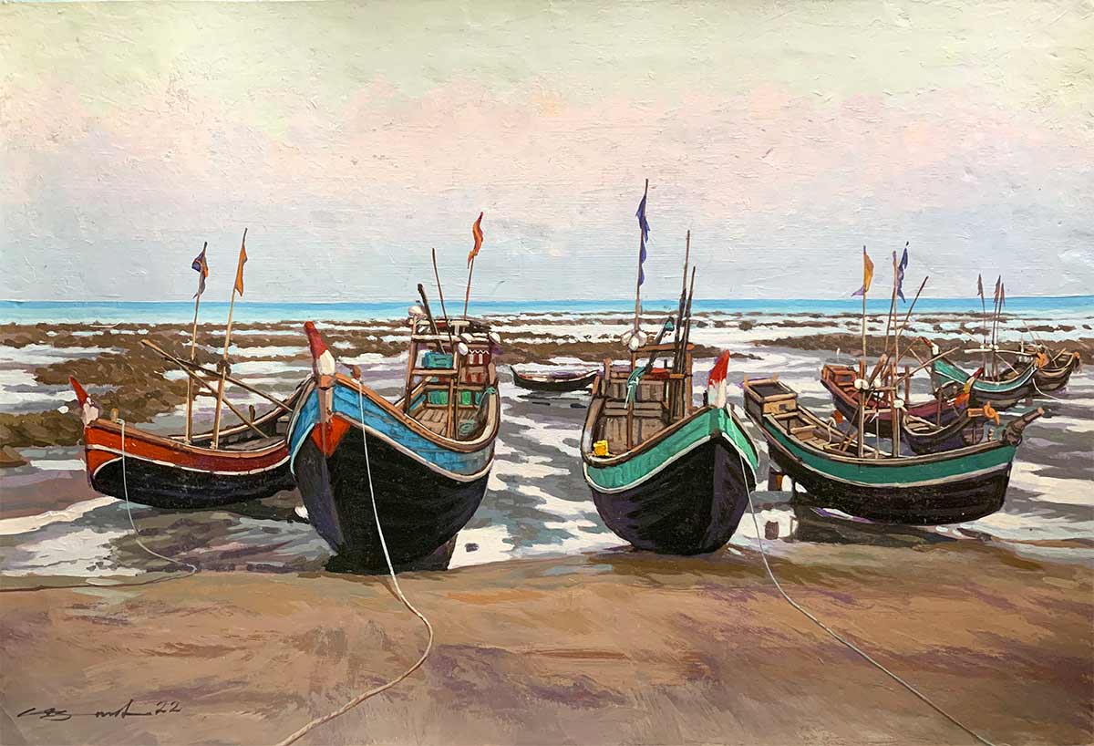 Boats In Rest, Saintmartin 9