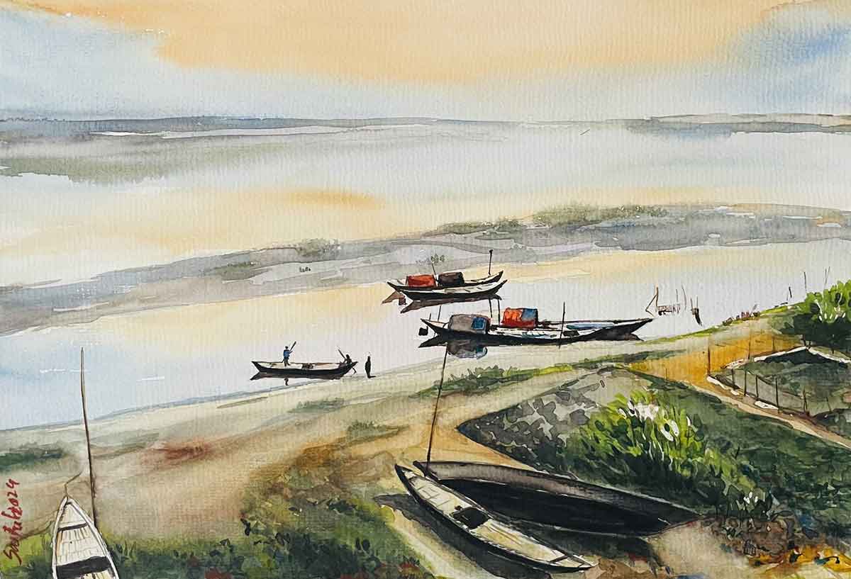 Watercolor Landscape Iii